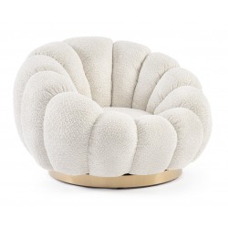 NOWOŚĆ 0743876 BIZZOTTO fotel obrotowy FLOREL naturalny  King Home