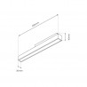 NOWOŚĆ ML8114Magnetic track 600mm 24W 3000K Milagro