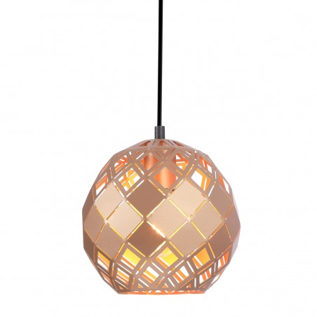 Lampa wisząca Paulela PND-34221-1S-GD Italux złoty stal, szkło