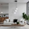 NOWOŚĆ 11018MISTY LAMPA WISZACA 3XG9 Tk Lighting