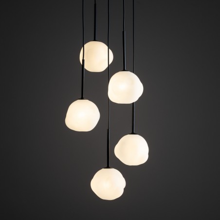 NOWOŚĆ 11019MISTY LAMPA WISZĄCA 5XG9 Tk Lighting