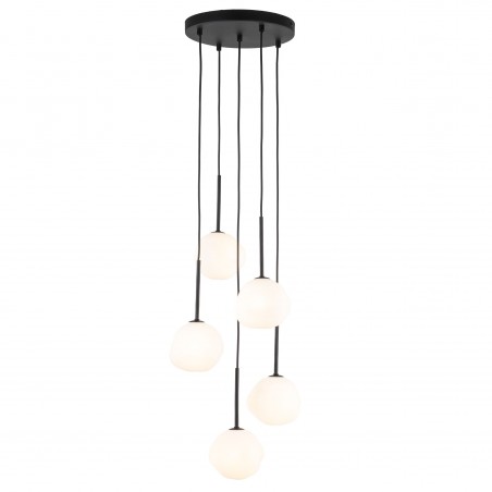 NOWOŚĆ 11019MISTY LAMPA WISZĄCA 5XG9 Tk Lighting
