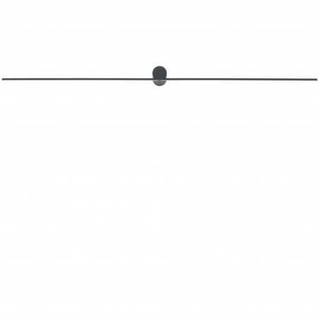 SPIN LED L Czarny 12W