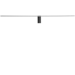 SPIN LED L Czarny 12W