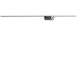 SPIN LED L Czarny 12W