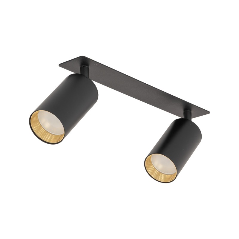NOWOŚĆ 10807AMIS BLACK  2XGU10 PODTYNKOWY Tk Lighting