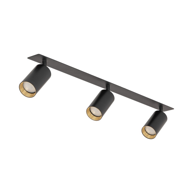 NOWOŚĆ 10808AMIS BLACK  3XGU10 PODTYNKOWY Tk Lighting