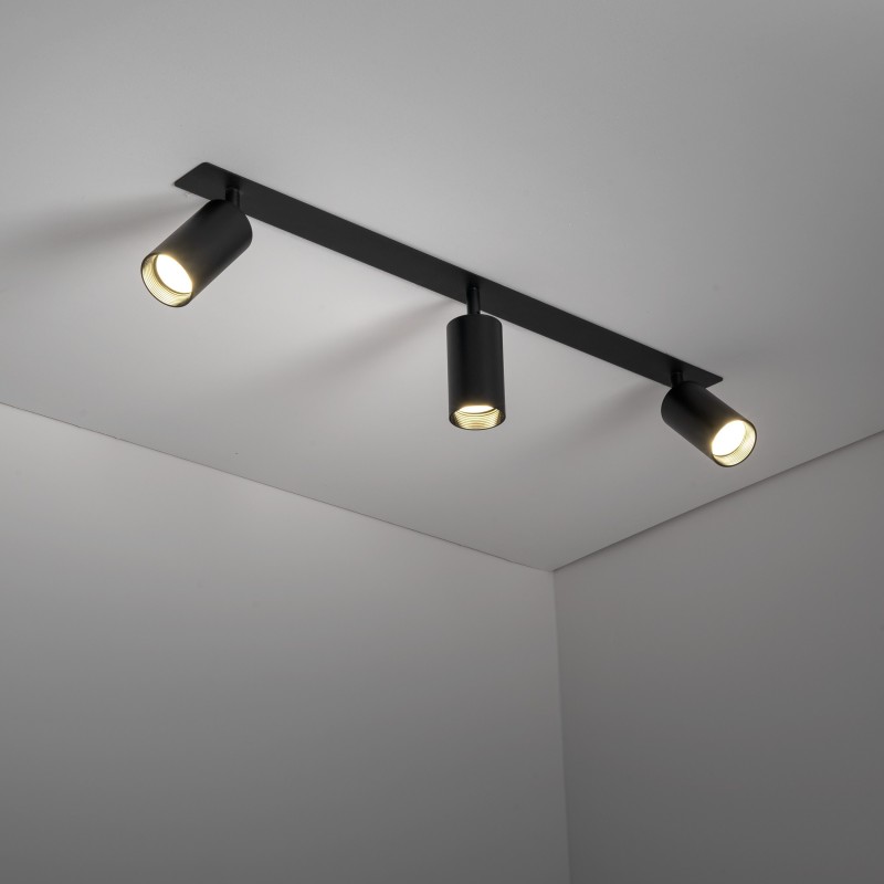 NOWOŚĆ 10808AMIS BLACK  3XGU10 PODTYNKOWY Tk Lighting