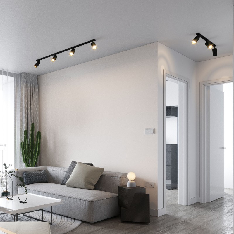 NOWOŚĆ 10809AMIS BLACK  4XGU10 PODTYNKOWY Tk Lighting