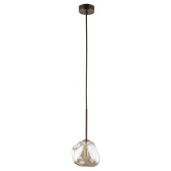NOWOŚĆ 11025LAVA BROWN LAMPA WISZĄCA 1XG9 Tk Lighting