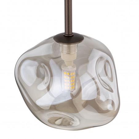 NOWOŚĆ 11025LAVA BROWN LAMPA WISZĄCA 1XG9 Tk Lighting