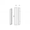 NOWOŚĆ ML1723Kinkiet Wow 20W 3CCT IP54 60cm Milagro