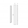 NOWOŚĆ ML1724Kinkiet Wow 25W 3CCT IP54 100cm Milagro