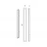 NOWOŚĆ ML1724Kinkiet Wow 25W 3CCT IP54 100cm Milagro