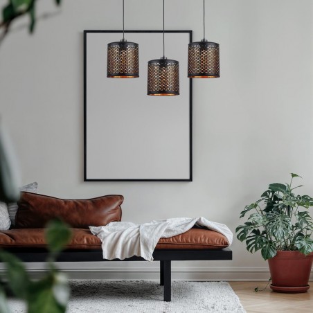 NOWOŚĆ ML1801Lampa wisząca MORGAN 3xE27 Milagro
