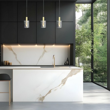 NOWOŚĆ ML1816Lampa wisząca Arcadia Gold 1xE27 Milagro
