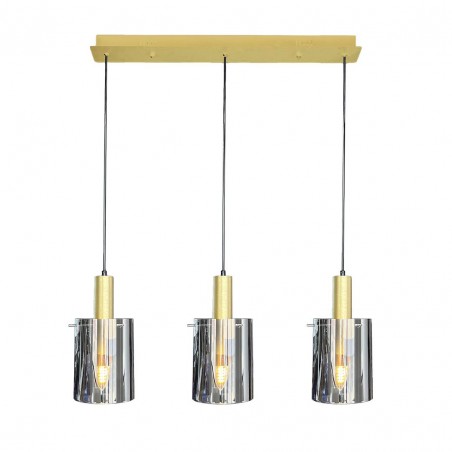 NOWOŚĆ ML1817Lampa wisząca Arcadia Gold 3xE27 Milagro