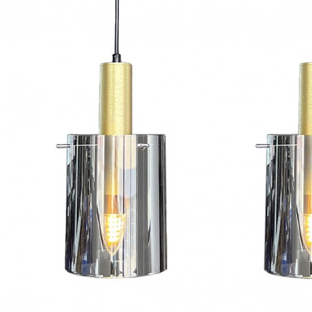 NOWOŚĆ ML1817Lampa wisząca Arcadia Gold 3xE27 Milagro