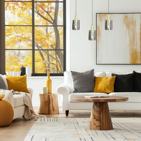 NOWOŚĆ ML1817Lampa wisząca Arcadia Gold 3xE27 Milagro
