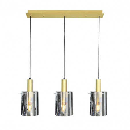 NOWOŚĆ ML1817Lampa wisząca Arcadia Gold 3xE27 Milagro