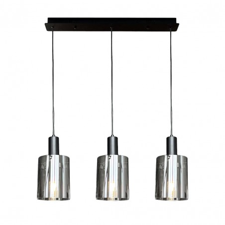 NOWOŚĆ ML1819Lampa wisząca Arcadia Black 3xE27 Milagro
