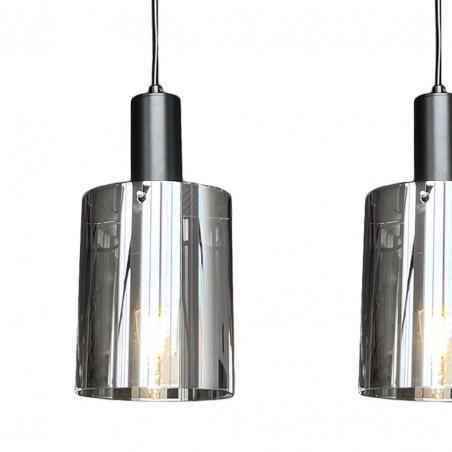 NOWOŚĆ ML1819Lampa wisząca Arcadia Black 3xE27 Milagro