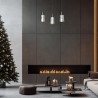 NOWOŚĆ ML1819Lampa wisząca Arcadia Black 3xE27 Milagro
