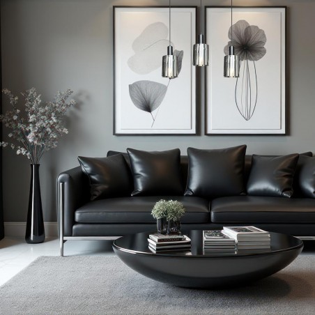 NOWOŚĆ ML1819Lampa wisząca Arcadia Black 3xE27 Milagro