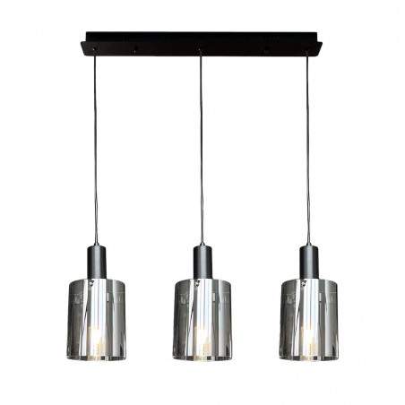NOWOŚĆ ML1819Lampa wisząca Arcadia Black 3xE27 Milagro