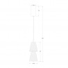 NOWOŚĆ ML1820Lampa wisząca SANSA 5W LED Milagro