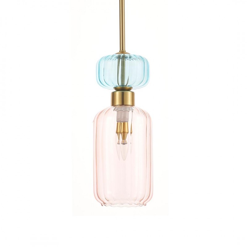 NOWOŚĆ ML1822Lampa wisząca MOLLY PINK 1xE14 Milagro