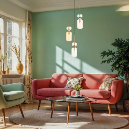 NOWOŚĆ ML1825Lampa wisząca MOLLY 3xE14 Milagro