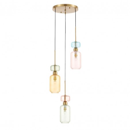 NOWOŚĆ ML1825Lampa wisząca MOLLY 3xE14 Milagro