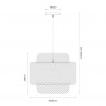NOWOŚĆ ML1809Lampa wisząca HESTIA 1xE27 Milagro