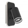 NOWOŚĆ ML2081Oprawa Pipe Ring Kinkiet Czarny 1xGU10 + LED 6W Milagro
