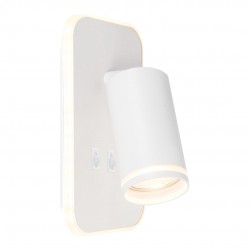 NOWOŚĆ ML2082Oprawa Pipe Ring Kinkiet Biały 1xGU10 + LED 6W Milagro