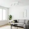 NOWOŚĆ ML2099Oprawa Mica Spot Biały + Chrom 3xGU10 Milagro