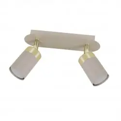 NOWOŚĆ MLP2329Lampa sufitowa JOKER CASHMERE/GOLD 2xGU10 Milagro