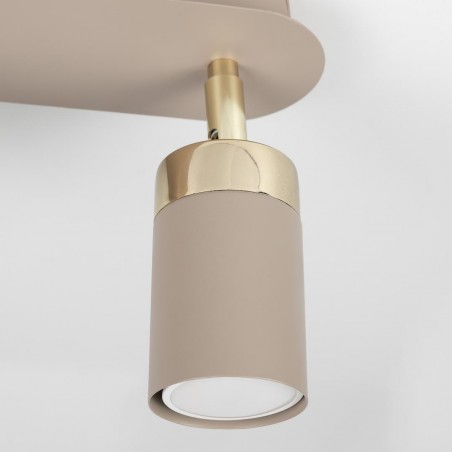 NOWOŚĆ MLP2329Lampa sufitowa JOKER CASHMERE/GOLD 2xGU10 Milagro