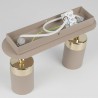 NOWOŚĆ MLP2329Lampa sufitowa JOKER CASHMERE/GOLD 2xGU10 Milagro