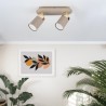 NOWOŚĆ MLP2329Lampa sufitowa JOKER CASHMERE/GOLD 2xGU10 Milagro