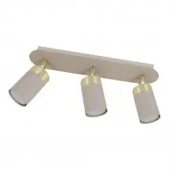 NOWOŚĆ MLP2330Lampa sufitowa JOKER CASHMERE/GOLD 3xGU10 Milagro