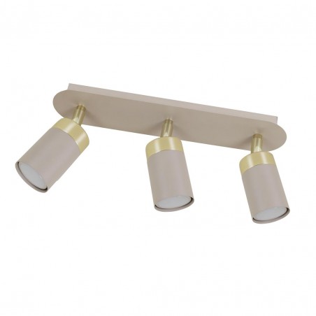 NOWOŚĆ MLP2330Lampa sufitowa JOKER CASHMERE/GOLD 3xGU10 Milagro
