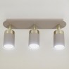NOWOŚĆ MLP2330Lampa sufitowa JOKER CASHMERE/GOLD 3xGU10 Milagro