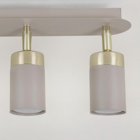 NOWOŚĆ MLP2330Lampa sufitowa JOKER CASHMERE/GOLD 3xGU10 Milagro