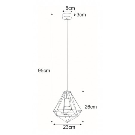 NOWOŚĆ Lampa wisząca K-4018 z serii MARKO Kaja