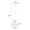 NOWOŚĆ Lampa wisząca K-4018 z serii MARKO Kaja