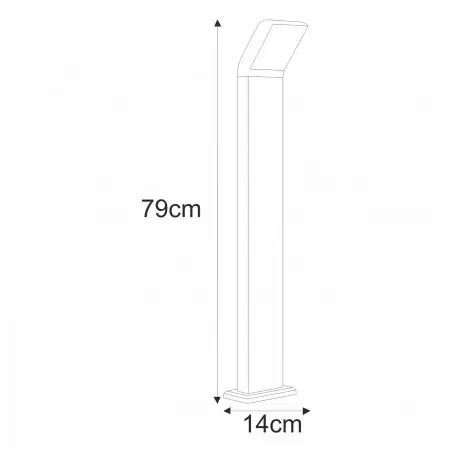 NOWOŚĆ Lampa ogrodowa stojąca K-8148 z serii VIDAR Kaja