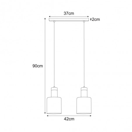 NOWOŚĆ Lampa wisząca K-5256 z serii ALTO Kaja