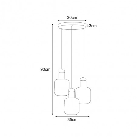 NOWOŚĆ Lampa wisząca K-5267 z serii DOKA Kaja